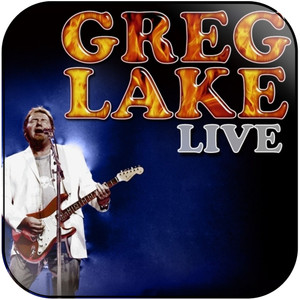 Greg Lake Greg Lake Live Album Cover Sticker Greg Lake Greg Lake Live Album Cover Sticker
