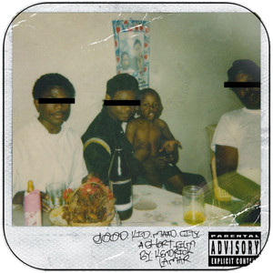Kendrick Lamar Good Kid Maad City-1 Album Cover Sticker