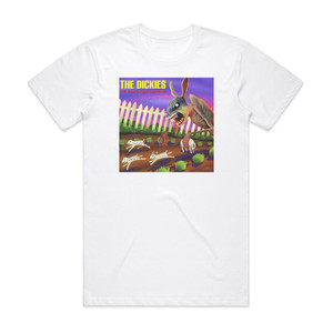 The Dickies Dogs From The Hare That Bit Us Album Cover T-Shirt White The Dickies Dogs From The Hare That Bit Us Album Cover T-Shirt White