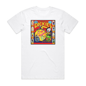 The Dickies Killer Klowns From Outer Space Album Cover T-Shirt White The Dickies Killer Klowns From Outer Space Album Cover T-Shirt White