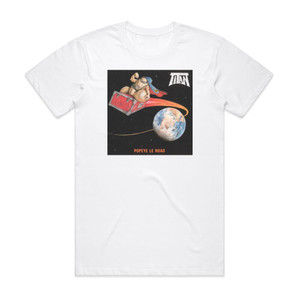 Titan Popeye Le Road Album Cover T-Shirt White Titan Popeye Le Road Album Cover T-Shirt White