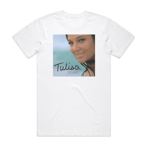 Tulisa Young Album Cover T-Shirt White Tulisa Young Album Cover T-Shirt White