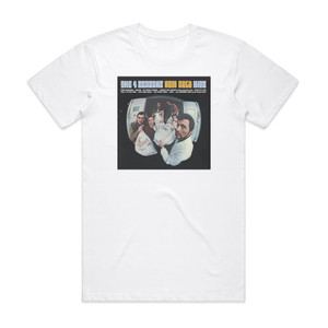 The Four Seasons New Gold Hits Album Cover T-Shirt White The Four Seasons New Gold Hits Album Cover T-Shirt White