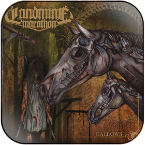 Landmine Marathon Gallows Album Cover Sticker Landmine Marathon Gallows Album Cover Sticker