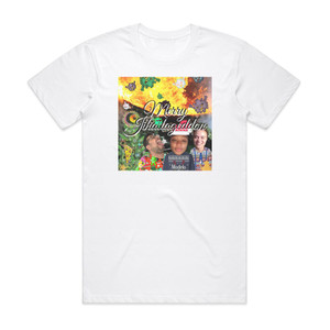The Muslims Merry Jihad Album Cover T-Shirt White The Muslims Merry Jihad Album Cover T-Shirt White