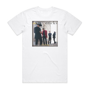 The Mavericks What A Crying Shame Album Cover T-Shirt White The Mavericks What A Crying Shame Album Cover T-Shirt White