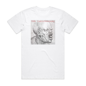 Titas Cabea Dinossauro Album Cover T-Shirt White Titas Cabea Dinossauro Album Cover T-Shirt White