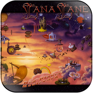 Lana Lane Red Planet Boulevard Album Cover Sticker Lana Lane Red Planet Boulevard Album Cover Sticker