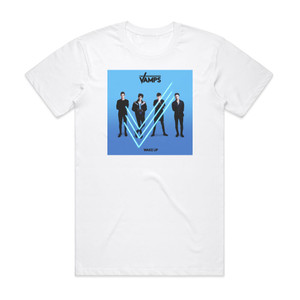 The Vamps Wake Up 2 Album Cover T-Shirt White The Vamps Wake Up 2 Album Cover T-Shirt White