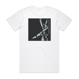 The Vile Augury Americancer Album Cover T-Shirt White The Vile Augury Americancer Album Cover T-Shirt White