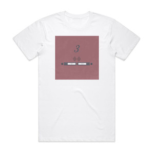 Tigers Jaw Devinyl Splits N 3 Album Cover T-Shirt White Tigers Jaw Devinyl Splits N 3 Album Cover T-Shirt White