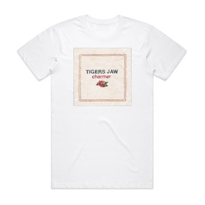 Tigers Jaw Charmer Album Cover T-Shirt White Tigers Jaw Charmer Album Cover T-Shirt White