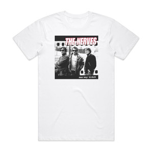 The Nerves One Way Ticket Album Cover T-Shirt White The Nerves One Way Ticket Album Cover T-Shirt White