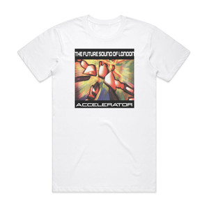The Future Sound of London Accelerator Album Cover T-Shirt White The Future Sound of London Accelerator Album Cover T-Shirt White