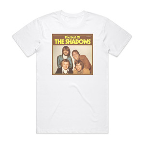 The Shadows The Best Of The Shadows Album Cover T-Shirt White The Shadows The Best Of The Shadows Album Cover T-Shirt White