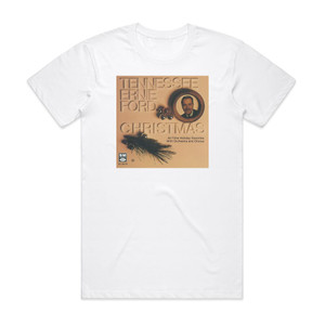 Tennessee Ernie Ford Christmas Album Cover T-Shirt White Tennessee Ernie Ford Christmas Album Cover T-Shirt White