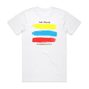 The Police Synchronicity Ii 1 Album Cover T-Shirt White The Police Synchronicity Ii 1 Album Cover T-Shirt White