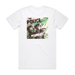 The Police Message In A Bottle 1 Album Cover T-Shirt White
