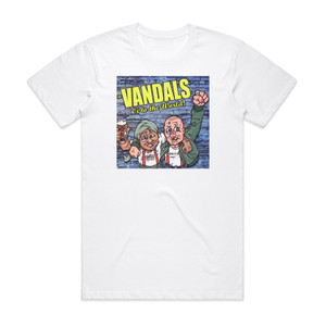 The Vandals Christmas With The Vandals Oi To The World Album Cover T-Shirt White The Vandals Christmas With The Vandals Oi To The World Album Cover T-Shirt White