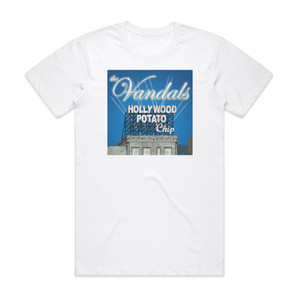 The Vandals Hollywood Potato Chip Album Cover T-Shirt White The Vandals Hollywood Potato Chip Album Cover T-Shirt White