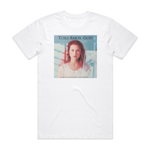 Tori Amos God 2 Album Cover T-Shirt White Tori Amos God 2 Album Cover T-Shirt White