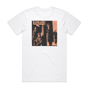The Rainmakers The Good News And The Bad News Album Cover T-Shirt White The Rainmakers The Good News And The Bad News Album Cover T-Shirt White