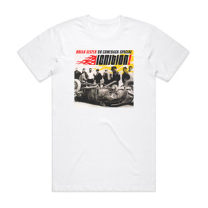 The Brian Setzer Orchestra Ignition Album Cover T-Shirt White