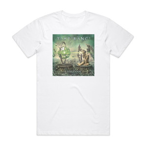 Temperance Viridian Album Cover T-Shirt White Temperance Viridian Album Cover T-Shirt White