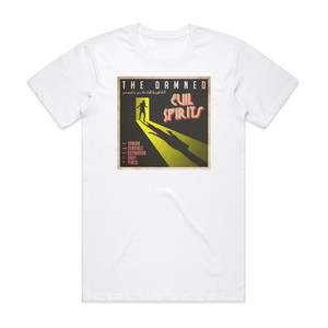 The Damned Evil Spirits Album Cover T-Shirt White The Damned Evil Spirits Album Cover T-Shirt White