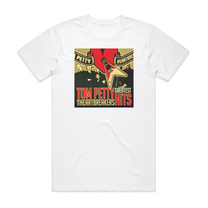 Tom Petty and The Heartbreakers Greatest Hits 2 Album Cover T-Shirt White