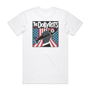 The Dollyrots Get Radical Ruby Soho Album Cover T-Shirt White The Dollyrots Get Radical Ruby Soho Album Cover T-Shirt White