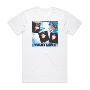The Outfield Your Love Album Cover T-Shirt White The Outfield Your Love Album Cover T-Shirt White