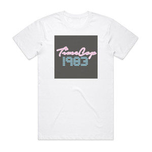Timecop1983 Timecop1983 Album Cover T-Shirt White Timecop1983 Timecop1983 Album Cover T-Shirt White