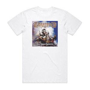 Thaurorod Upon Haunted Battlefields Album Cover T-Shirt White