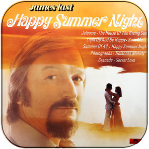 James Last Happy Summer Night Album Cover Sticker James Last Happy Summer Night Album Cover Sticker