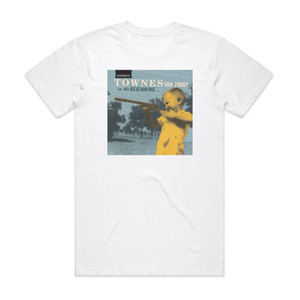 Townes Van Zandt In The Beginning Album Cover T-Shirt White Townes Van Zandt In The Beginning Album Cover T-Shirt White
