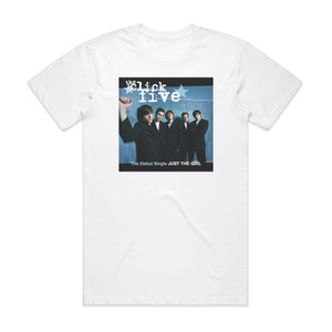 The Click Five Just The Girl Album Cover T-Shirt White The Click Five Just The Girl Album Cover T-Shirt White