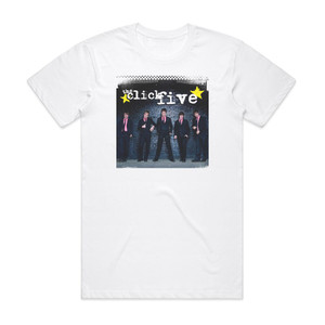 The Click Five Catch Your Wave Album Cover T-Shirt White The Click Five Catch Your Wave Album Cover T-Shirt White