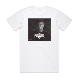 Tyler Bates The Punisher Album Cover T-Shirt White Tyler Bates The Punisher Album Cover T-Shirt White