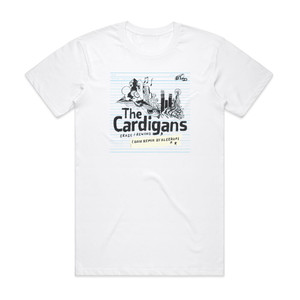 The Cardigans Eraserewind 1 Album Cover T-Shirt White The Cardigans Eraserewind 1 Album Cover T-Shirt White
