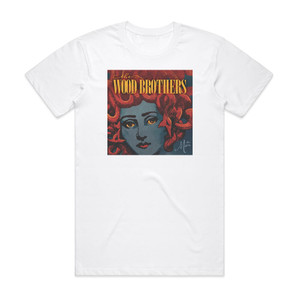 The Wood Brothers The Muse Album Cover T-Shirt White The Wood Brothers The Muse Album Cover T-Shirt White