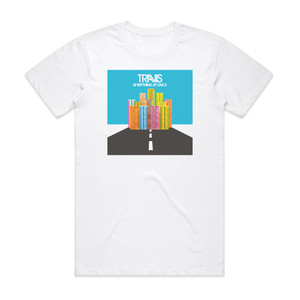 Travis Everything At Once Album Cover T-Shirt White Travis Everything At Once Album Cover T-Shirt White