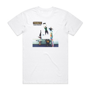 Travis Good Feeling Album Cover T-Shirt White Travis Good Feeling Album Cover T-Shirt White