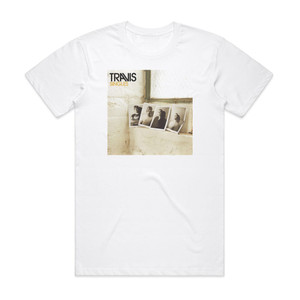 Travis Singles Album Cover T-Shirt White Travis Singles Album Cover T-Shirt White
