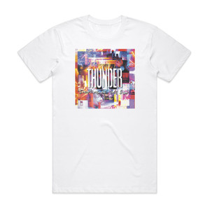 Thunder Shooting At The Sun Album Cover T-Shirt White Thunder Shooting At The Sun Album Cover T-Shirt White