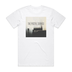 The Postal Service Give Up 1 Album Cover T-Shirt White The Postal Service Give Up 1 Album Cover T-Shirt White