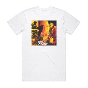 The Jimi Hendrix Experience Fire Album Cover T-Shirt White