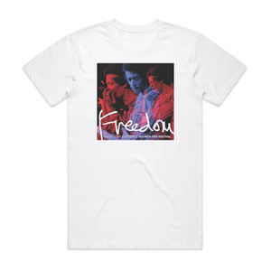 The Jimi Hendrix Experience Freedom Atlanta Pop Festival Album Cover T-Shirt White