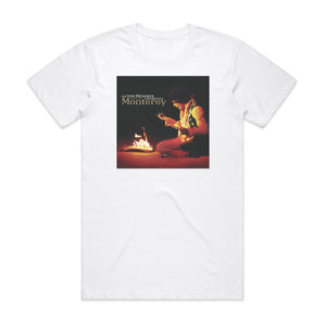 The Jimi Hendrix Experience Live At Monterey Album Cover T-Shirt White