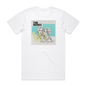 The Kooks Hello Whats Your Name Album Cover T-Shirt White The Kooks Hello Whats Your Name Album Cover T-Shirt White